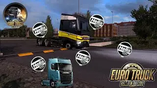 EURO TRUCK SİMULATOR 2 scania modifiye MOD HELLA far