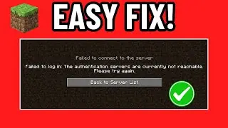HOW TO FIX MINECRAFT AUTHENTICATION SERVERS ARE CURRENTLY NOT REACHABLE (2026)