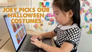 Joey Picks Out Our Halloween Costumes