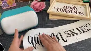 Extra Long Wooden Signs with Smart Vinyl & Cricut Joy