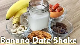 Banana Dry Fruit Milk Shake | Dry Fruit Milk Shake | Healthy High Protein Shake.