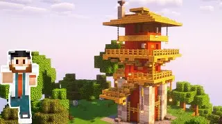 Minecraft Mountain Outpost House Tutorial
