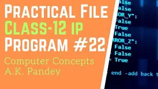 PROGRAM#22 | HOW TO CREATE CSV FILE IN PYTHON USING PANDAS | HOW TO CREATE CSV FILE IN PYTHON |IP-12