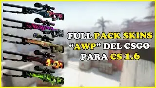 Full Pack AWP del CSGO para CS 1.6 (TT Gloves) / 2022