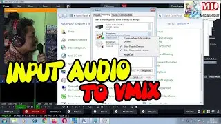 EASY WAY TO INPUT MIC / MIXER AUDIO TO VMIX 