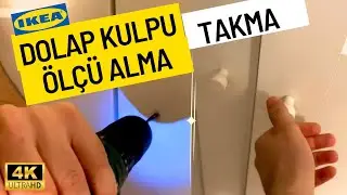 İkea Dolap Kulp Takma | Pax Gardrop Kulpu Nasıl Takılır? | Dolap Kapağı, Çekmece Kulbu Montajı