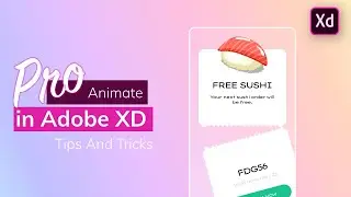 Adobe XD Pro tips & tricks 008 | Coupon/ Redeem Micro Interaction XD l auto animate