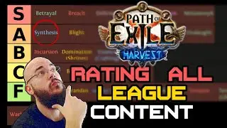 Tier List of All Path of Exile League Content - As of Patch 3.11