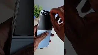 Samsung Galaxy Flip6 and Original Blue Case
