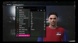 statistiche dei giocatori della serbia su pro evolution soccer 2010