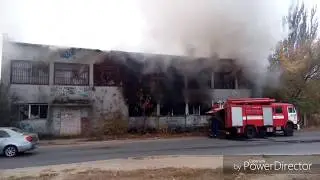 Пожар в Херсоне опять