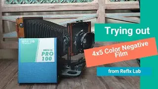 Trying out  the 4x5 Color Negative film from @reflxlab