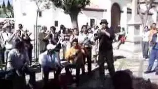 trombettista al mirador de granada