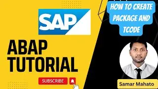 How to create package and Tcode using SAP ABAP 
