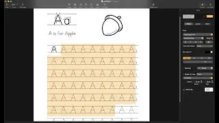 Create a Custom Tracing Worksheet with the Teaching Print Font