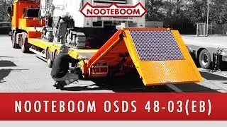 Watch the loading/unloading of a Nooteboom OSDS 48-03 (EB) semi low loader