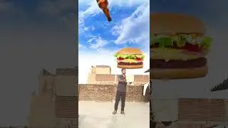Pizza Banana catch VFX video 