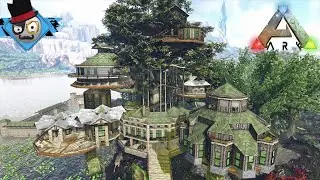 Ark: Survival Evolved - Treehouse - Village Build (Speed Build)