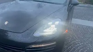 Установка Светодиодных Фар FULL LED Вместо Штатных на Porsche Сayenne 958 Дорестайлинг 2014 Года