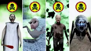 Using Poison Trap On All Enemies In Granny Remakes New Update | Granny BMP Vs Granny 3 Enhanced &+