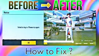 BGMI Failed To Login | Please Try Again | BGMI Not Login Problem Solved | Nytra X |