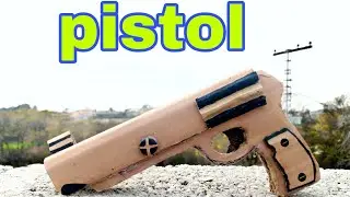 How to make pistol/gun with cardboard at home|| Smart projects ideas