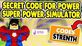 ALL WORKING ROBLOX SUPER POWER SIMULATOR CODE