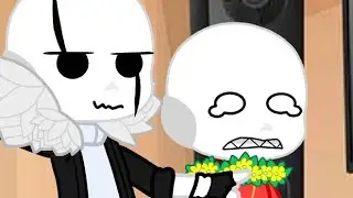 Sans AUs react to VHS Sans vs Underplayer