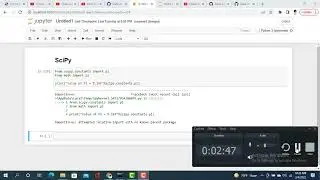 Scipy Constants Understanding | Scientific Calculation using SciPy | Scipy Tutorial - 3