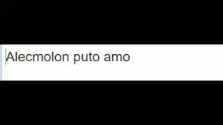 ALECMOLON PUTO AMO 