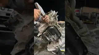 How to remove engine pan gasket