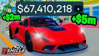 How to GET RICH FAST in Vehicle Legends 2026! *$4.7M PER HOUR!*