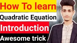 Introduction to the quadratic equation | Quadratic equations | NST math
