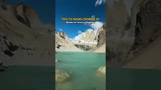How to get this popular trail all to yourself! #hiking #tips #patagonia #chile