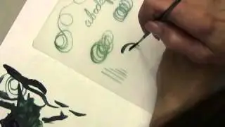 Acrylic Painting Techniques: Detail linerwork: Strokework: