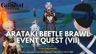 Arataki Beetle Brawl Event Quest Part VII: Itto versus Grand Rook Sennichi! [Genshin Impact V3.4]