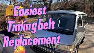 HOW TO: Very Easy Timing Belt Replacement - 1KZ-TE Hiace