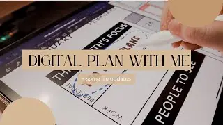 Digital Plan With Me August 2-8, 2021 Passion Planner Digital + life updates | Tea Time Plans