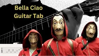 Guitar Tab: #1 Bella Ciao - Guitar with Ease