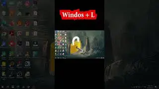 Shortcut For Lock Screen #shortcutkeys #windows