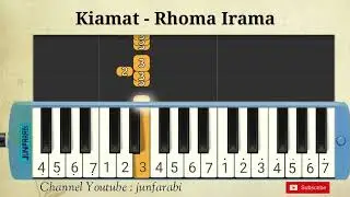 Kiamat | Rhoma Irama | not pianika | lagu dangdut