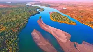 Поездка на Сырдарью, сентябрь 2019. Видео с дрона