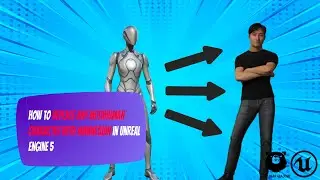 how to replace any metahuman character with mannequin in unreal engine 5