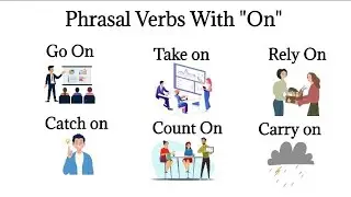 Phrasal Verbs with On | Catch On | Rely On | Take on | #spokenenglish