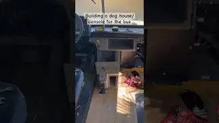 DIY Doghouse Build -Skoolie Bus Console #buslife #skoolie #rvlife #busconversion #skoolieconversion
