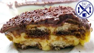 Pavê de Chocolate  - Sobremesa muito fácil, fresca, cremosa e saborosa