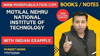 MOTILAL NEHRU NATIONAL INSTITUTE OF TECHNOLOGY {MNNIT} | ACCOUNTS BOOKS | STATISTICS BOOKS