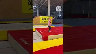 Adorable Little Girl Does Gymnastics With Her Dad