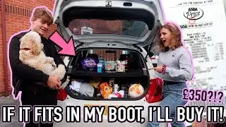 IF IT FITS IN MY BOOT, I'LL BUY YOU IT CHALLENGE Ft. My TEENAGE Brother!