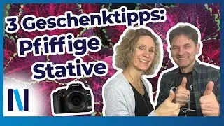Ministativ, Tischstativ oder Einbeinstativ: Das praktische Geschenk für den mobilen Fotografen!
